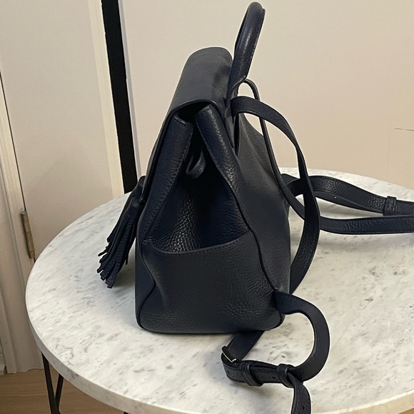 Tory Burch navy blue backpack! - Picture 2 of 4